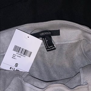 Grey Suede Skirt- Size Small